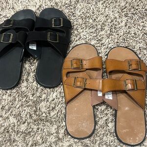 WHITIN Barefoot Sandals, both have been worn once, 8.5